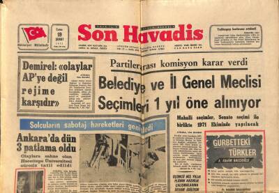 Son Havadis Gazetesi 19 Şubat 1971 - Kültür Sarayı İçin Bilirkişi Rapor Verdi GZ74213 - 1