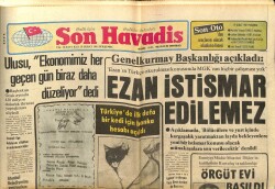 Son Havadis Gazetesi 19 Şubat 1981 - Filipinlerde Bir Genç Papa Paule Saldırdı GZ102263 - 1