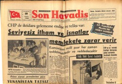 Son Havadis Gazetesi 19 Temmuz 1965 - TİPliler Komünizm Propagandası Yaptılar GZ102293 - 2