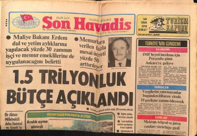 Son Havadis Gazetesi 2 Aralık 1980 - Doğum Günü Hediyesi GZ55077 - 1