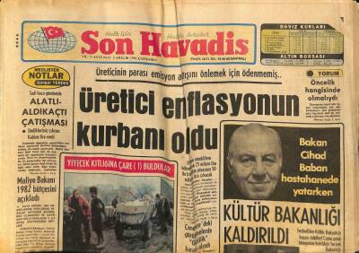 Son Havadis Gazetesi 2 Aralık 1981 - Sultan İkinci Abdülhamid Han Ve Ermeniler GZ65385 - 2