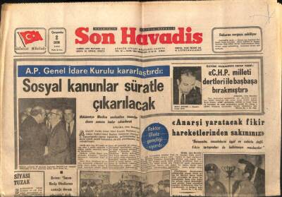 Son Havadis Gazetesi 2 Ekim 1968 - Gönül Yazar Marufun Durumunu Öğrenince Ağladı GZ99070 - 1