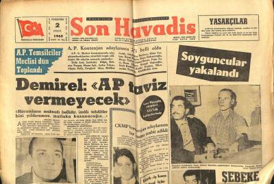 Son Havadis Gazetesi 2 Eylül 1965 - A.P. Temsilciler Meclisi Dün Toplandı GZ65559 - 1