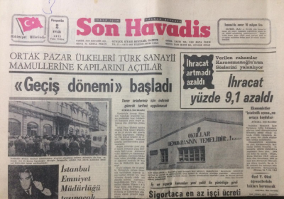 Son Havadis Gazetesi 2 Eylül 1971 - Geçiş Dönemi Başladı - GZ12879 - 1