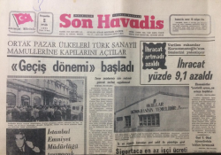 Son Havadis Gazetesi 2 Eylül 1971 - Geçiş Dönemi Başladı - GZ12879 - 2