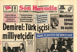 Son Havadis Gazetesi 2 Kasım 1975 - Meclisler Yemin Töreni İle Açıldı GZ65653 - 1