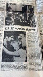Son Havadis Gazetesi 2 Mart 1968 - Brigitte Bardot Ne Yaptığını Bilmiyor - Türkân Şoray Hakkında Çıkan Dedikoduları Yalanlıyor GZ158778 - 2