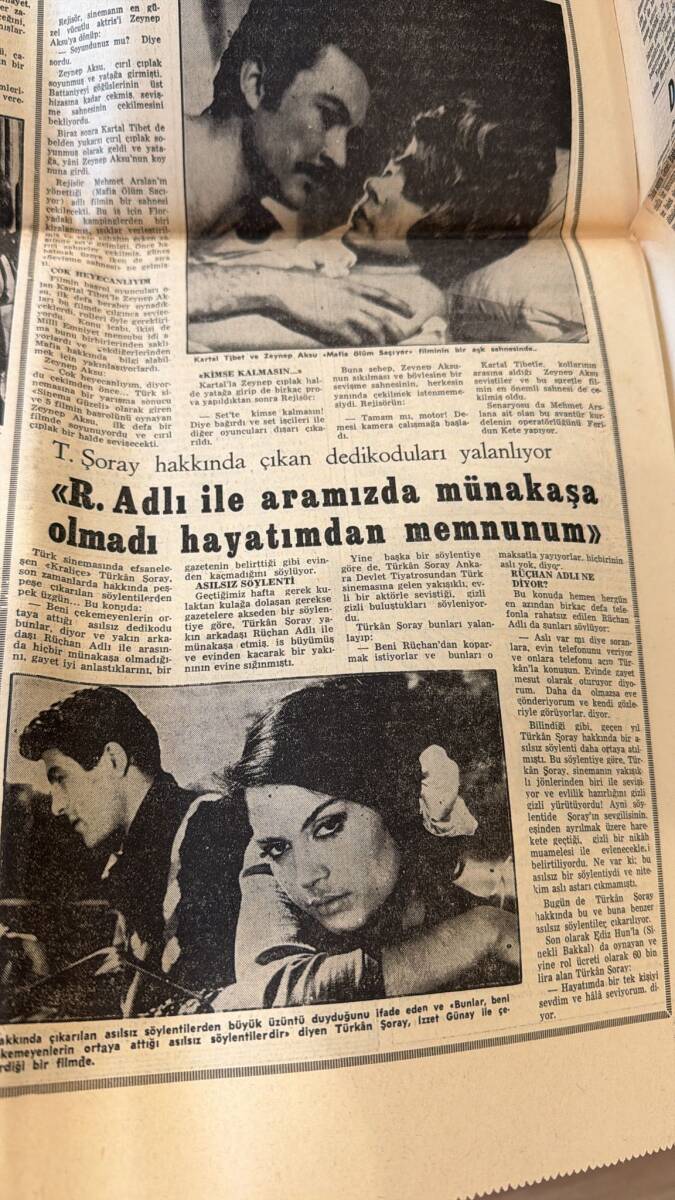 Son Havadis Gazetesi 2 Mart 1968 - Brigitte Bardot Ne Yaptığını Bilmiyor - Türkân Şoray Hakkında Çıkan Dedikoduları Yalanlıyor GZ158778 - 3