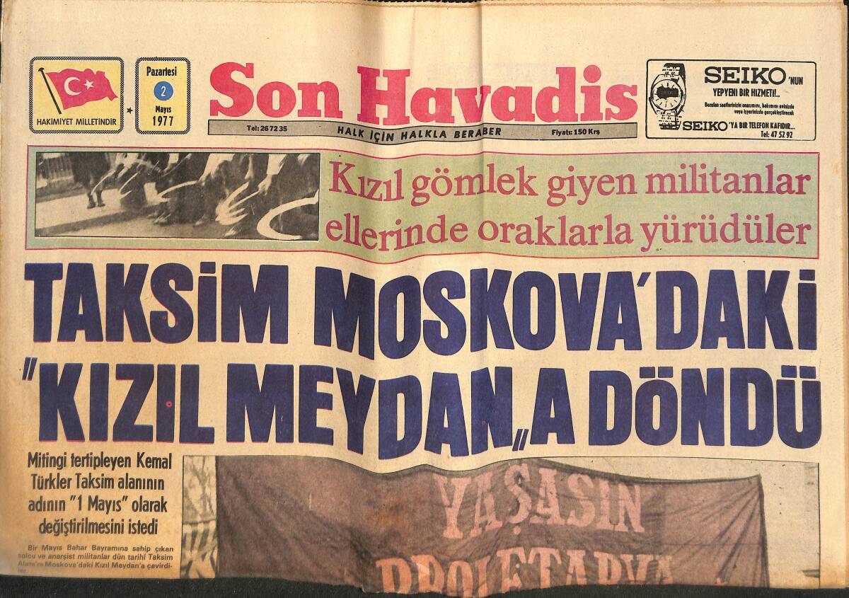 Son Havadis Gazetesi 2 Mayıs 1977 - Ön Seçim Yapıldı - Fenerbahçe, Engel Tanınıyor GZ133519 - 1