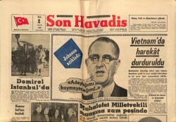 Son Havadis Gazetesi 2 Nisan 1968 - Johnson Açıkladı Adaylığımı Koymayacağım!... GZ65767 - 2