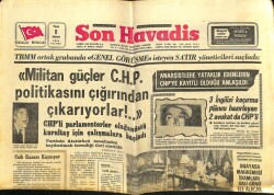 Son Havadis Gazetesi 2 Nisan 1972 - Milli Güvenlik Kurulu Dün Olağanüstü Toplandı GZ65562 - 2