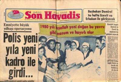 Son Havadis Gazetesi 2 Ocak 1980 - Afganistanda Darbe Sırasında 250 Sovyet Askerinin Öldürüldüğü Açıklandı GZ87578 - 1