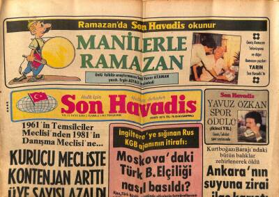 Son Havadis Gazetesi 2 Temmuz 1981 - Meral Zerenin Evi Yıkılıyor GZ69835 - 2