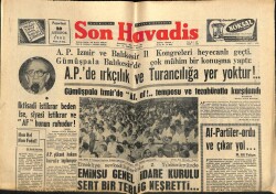 Son Havadis Gazetesi 20 Ağustos 1962 - Türk-İran Hadisesiyle İlgili Malumat Almak Mesele Oldu GZ102090 - 2