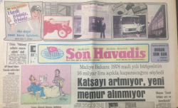 Son Havadis Gazetesi 20 Aralık 1978 - MHPli Koçalın Evi Bombalandı - GZ12263 - 2