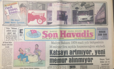 Son Havadis Gazetesi 20 Aralık 1978 - MHPli Koçalın Evi Bombalandı - GZ12263 - 2