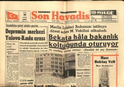 Son Havadis Gazetesi 20 Eylül 1963 - Sancarın Açıklaması Akaryakıt Bedelini Bütçemiz Karşılamaz GZ102111 - 2