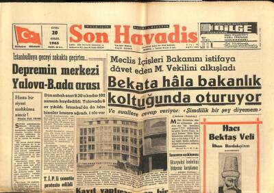 Son Havadis Gazetesi 20 Eylül 1963 - Sancarın Açıklaması Akaryakıt Bedelini Bütçemiz Karşılamaz GZ102111 - 2