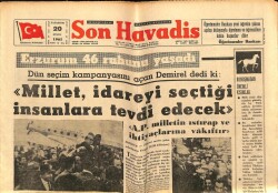 Son Havadis Gazetesi 20 Eylül 1965 - Pakistanlılar 5 Bin Kişilik Bir Hint Birliğini Kuşattı GZ65640 - 1