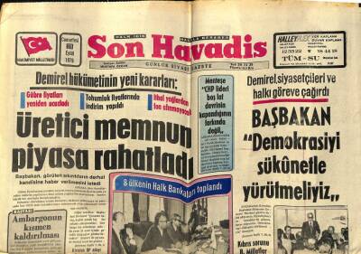 Son Havadis Gazetesi 20 Eylül 1975 - Türkiye Halk BankasıAmaç Küçük Esnafa Daha İyi Hizmet GZ59289 - 1
