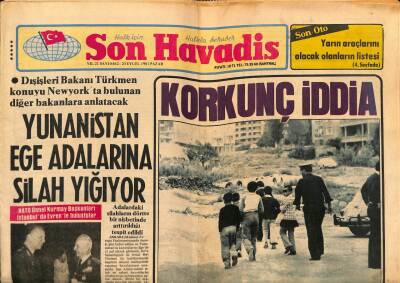 Son Havadis Gazetesi 20 Eylül 1981 - Şöhretini Takvim Yapraklarında Bulan Güzel Ferhan Tümsoy GZ69042 - 1