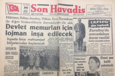 Son Havadis Gazetesi 20 Mart 1967 - CHPli 8ler Dün Toplandı - GZ12807 - 1