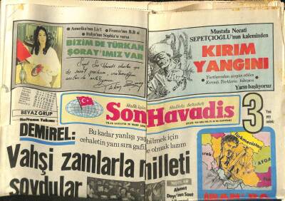 Son Havadis Gazetesi 20 Mart 1979 - Sheraton Otelindeki Çekilişe Türk Müziğinin Ünlü Sesi Sevim Tuna Katılacak GZ102267 - 1