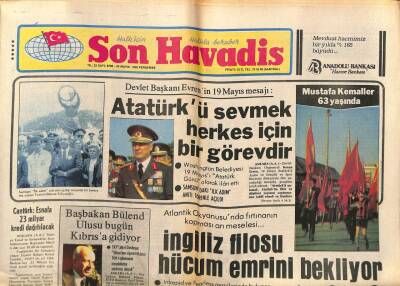 Son Havadis Gazetesi 20 Mayıs 1982 - Nihayet Sophia Loren Tutuklandı... GZ69761 - 1