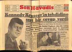 Son Havadis Gazetesi 20 Nisan 1961 - Kenndey Kruşçevin Tehdidine Sert Bir Cevap Verdi GZ69480 - 2