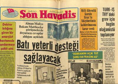 Son Havadis Gazetesi 20 Şubat 1980 - Ermeniler İsviçre Hükümetini Tehdit Etti GZ80547 - 1