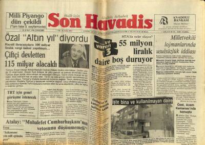 Son Havadis Gazetesi 20 Şubat 1986 - Suriye Türkiye İçin Büyük Bir Gaile Teşkil Edebilir GZ59047 - 1