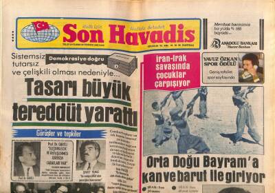 Son Havadis Gazetesi 20 Temmuz 1982 - Saddam Hüseyine Suikast Girişimi GZ69113 - 2