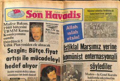 Son Havadis Gazetesi 21 Aralık 1979 - Güney Kore Devlet Başkanını Öldürenler Ölüm Cezasına Çarptırıldı GZ74129 - 1
