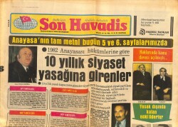 Son Havadis Gazetesi 21 Ekim 1982 - Kastellinin Tahliye Talebi Reddedildi GZ102243 - 2