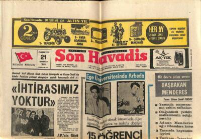 Son Havadis Gazetesi 21 Haziran 1969 - Rusyada İnsan Hakları Ağır Saldırıya Uğruyor GZ74101 - 1