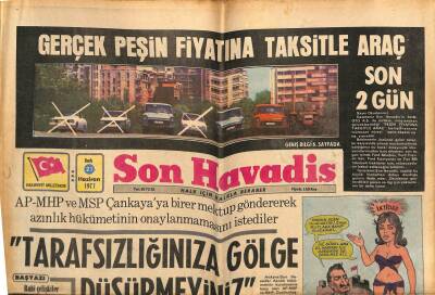 Son Havadis Gazetesi 21 Haziran 1977 - Mine Mutlunun Nikahı Yine Ertelendi GZ74111 - 1