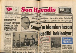 Son Havadis Gazetesi 21 Mart 1972 - Hastahanede Ameliyat Parası Alan Doktor 6 Yıla Mahkum Oldu GZ69262 - 1
