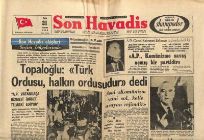 Son Havadis Gazetesi 21 Mayıs 1968 - Moskova , 11 Bin Rus Ve Polonya Askerinin Çekoslovakyada Üslenmesini İstiyor GZ120988 - 1