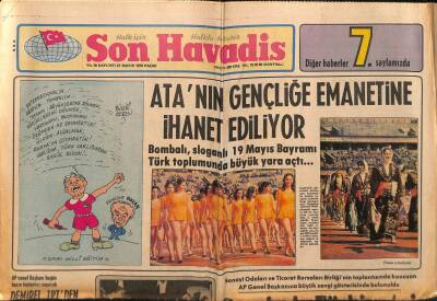 Son Havadis Gazetesi 21 Mayıs 1978 - Emel Sayın Gazinocunun Oğlu İle Londraya Kaçtı GZ99166 - 1