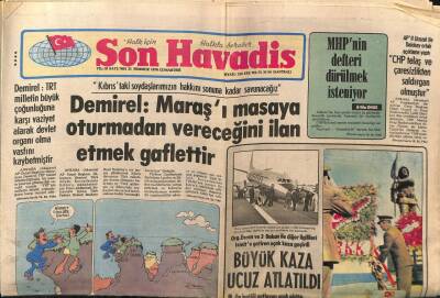Son Havadis Gazetesi 21Temmuz 1979 - MHPnin Defteri Dürülmek İsteniyor GZ99093 - 1