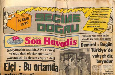 Son Havadis Gazetesi 22 Ağustos 1979 - Hollywood Çocukların Eline Kaldı GZ99077 - 1