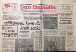 Son Havadis Gazetesi 22 Aralık 1971 - Hükümete, Kontrollü Kredi Açtık - GZ12820 - 1