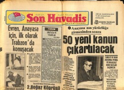 Son Havadis Gazetesi 22 Ekim 1982 - İstanbul Defterdarlığı Denizcilik Bankasının Yerini Bulamadı GZ102239 - 2