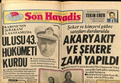 Son Havadis Gazetesi 22 Eylül 1980 - Mediha Şenin Arabası Hurdaya Döndü GZ69248 - 1