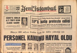 Son Havadis Gazetesi 22 Haziran 1966 - Personel Kanunu Hayal Oldu - TİP'li Hatip Protesto Edildi GZ158788 - Gökçekoleksiyon