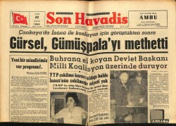 Son Havadis Gazetesi 22 Kasım 1963 - Milli Futbolcu Ahmet Berman 7 Suçtan Sanık GZ65344 - 2
