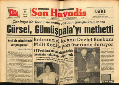 Son Havadis Gazetesi 22 Kasım 1963 - Milli Futbolcu Ahmet Berman 7 Suçtan Sanık GZ65344 - 2