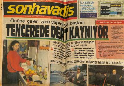 Son Havadis Gazetesi 22 Kasım 1983 - Sevim Tuna, Benim Ruhum Genç GZ58585 - 1