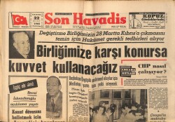 Son Havadis Gazetesi 22 Mart 1965 - Beatle Topluluğu İngiltere'de Hadise Yarattı GZ158813 - Gökçekoleksiyon