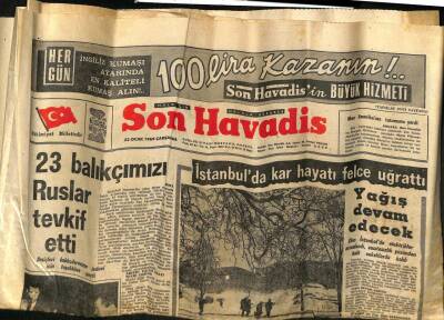 Son Havadis Gazetesi 22 Ocak 1969 - Amerikadaki Türk Mühendis Hakimoğlu Erbaalı Çocuklara 110 Bin Dolarlık Bağışta Bulundu GZ98489 - 1